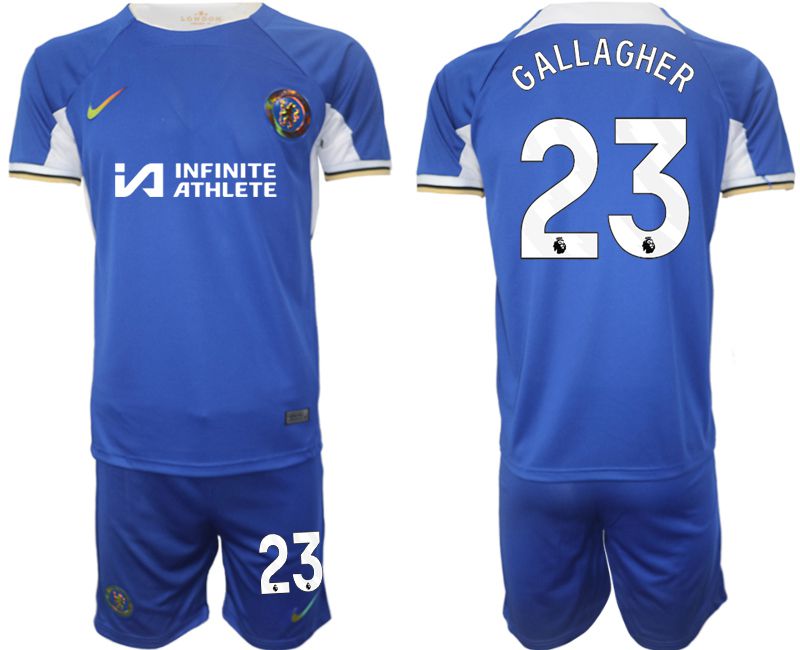 Men 2023-2024 Club Chelsea FC home blue 23 Soccer Jersey